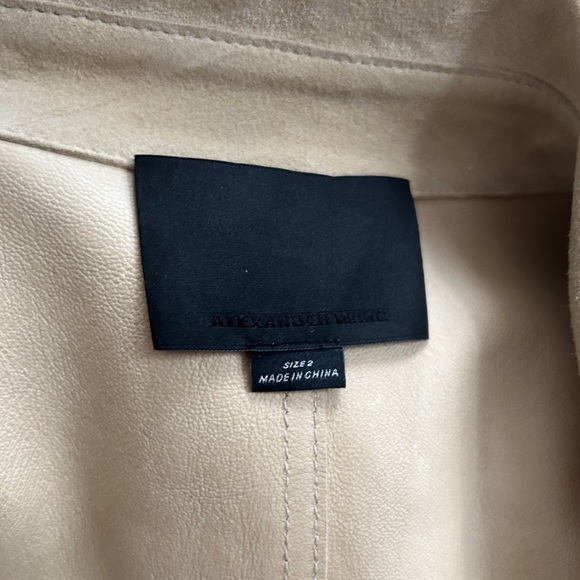 Alexander Wang Suede Biker Jacket - Picture 4 of 5